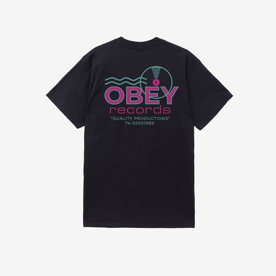 Obey RécordsSound Waves Black