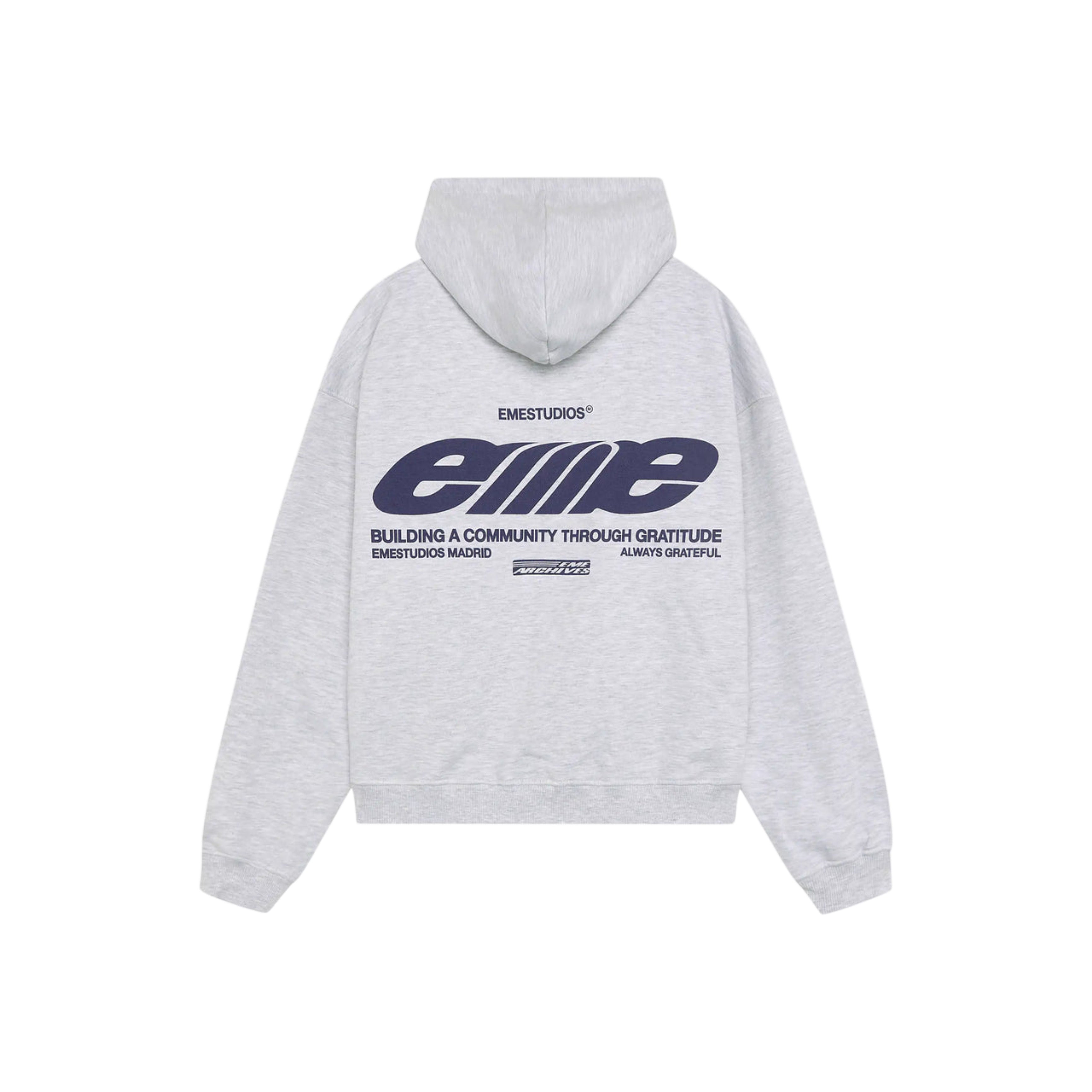 DNA Heather Grey Oversized Hoodie