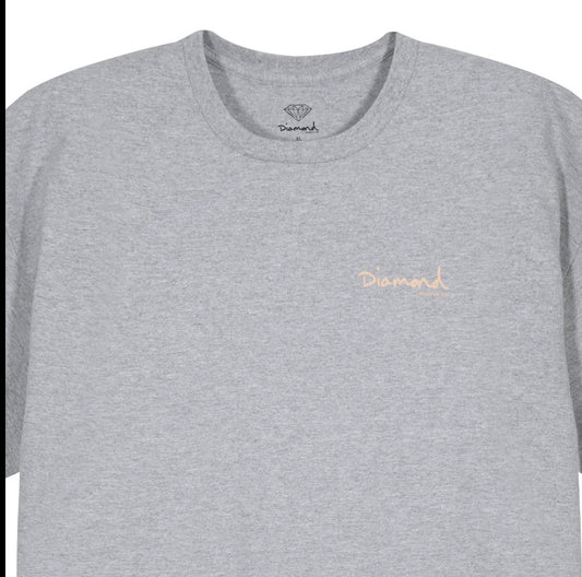 Diamond Supply Co - Mini Script Grey