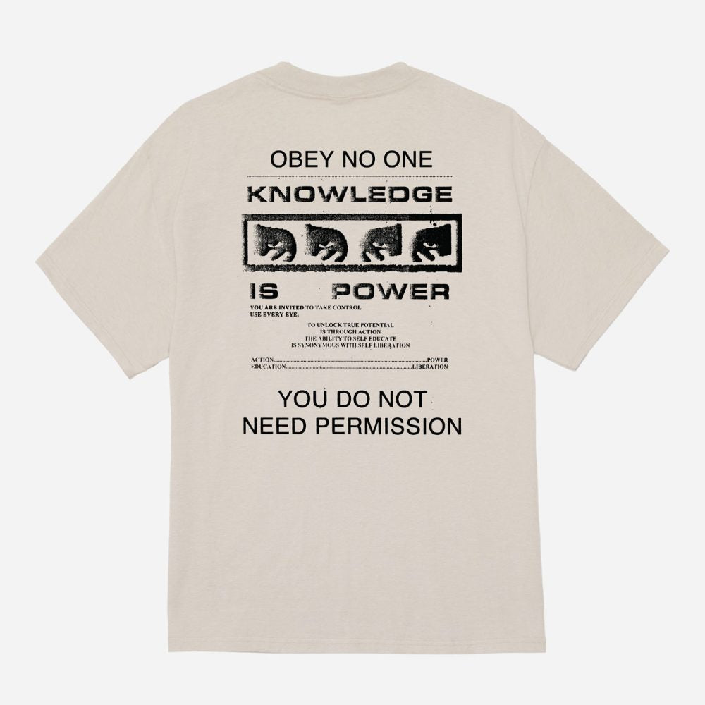 Obey Permission Gray