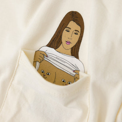 Ripndip Flashing Kittys (Pocket Tee)
