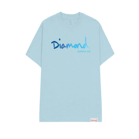 Diamond Supply Co - Og Script Ligth Blue