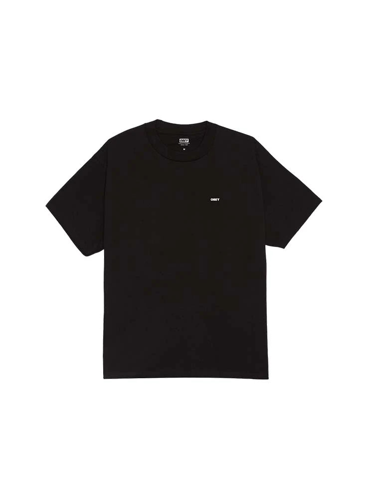 Obey Icon Stencil Flame Black