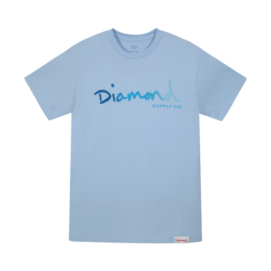 Diamond Supply Co - Og Script Ligth Blue